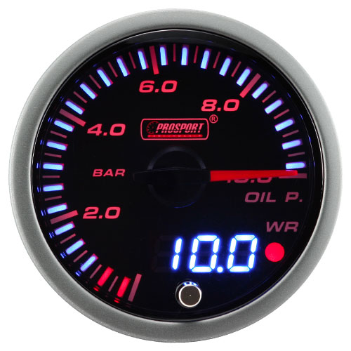 ProSport JDM "Dual Display" Öljynpaineen Mittari (60 mm)