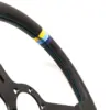 2a3a7514_3.jpg GReddy Sports "Medium Type" Ratti (47 mm syvyys), musta nahka, mustat puolat - 340 mm