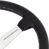 2ea51fc0f23bd90fefe41a71f4535133.jpg Nardi Classic ND36 Ratti, Musta Nahka, Kromi Puolat, Harmaa Tikkaus, 40 mm Syvyys