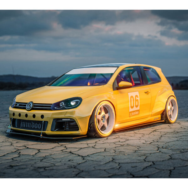 Jumdoo Leveä Bodykit Volkswagen Golf 6 R (3-ovinen)