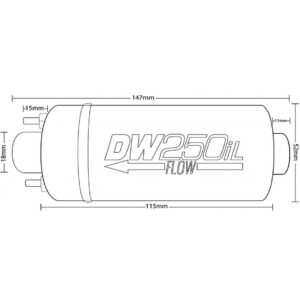 3450f2bf79ae66a935d412e60b30e878.jpg Deatschwerks DW250iL polttoainepumppu - 250 L/h E85