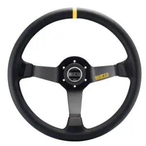 3a5690304dad8df4eb0e704f25ec94fe.jpg Sparco R345 Ratti (63 mm Syvyys), Musta Nahka, Mustat Puolat