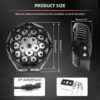 LED Long Range Driving Lights 150W Ø8.5" (pair)