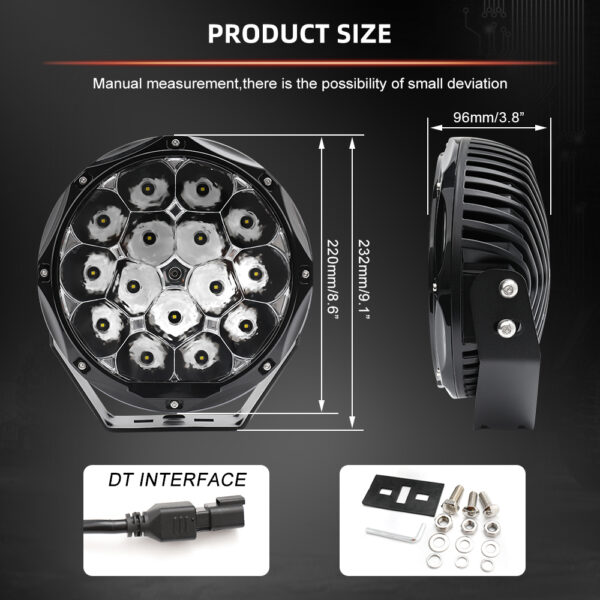 LED Long Range Driving Lights 150W Ø8.5" (pair)