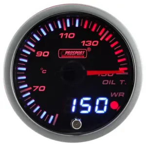 ProSport JDM "Dual Display" Öljynlämpötilan Mittari (60 mm)