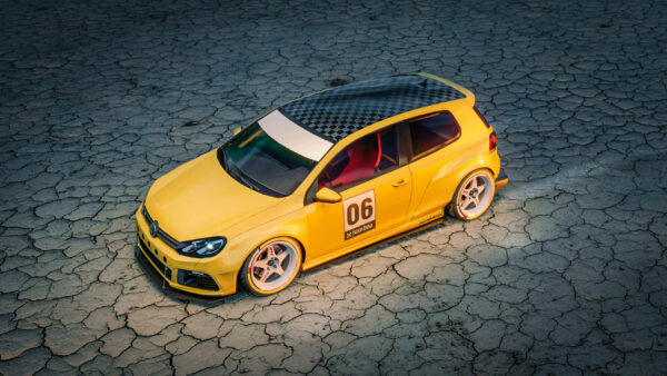 Jumdoo Leveä Bodykit Volkswagen Golf 6 R (3-ovinen)