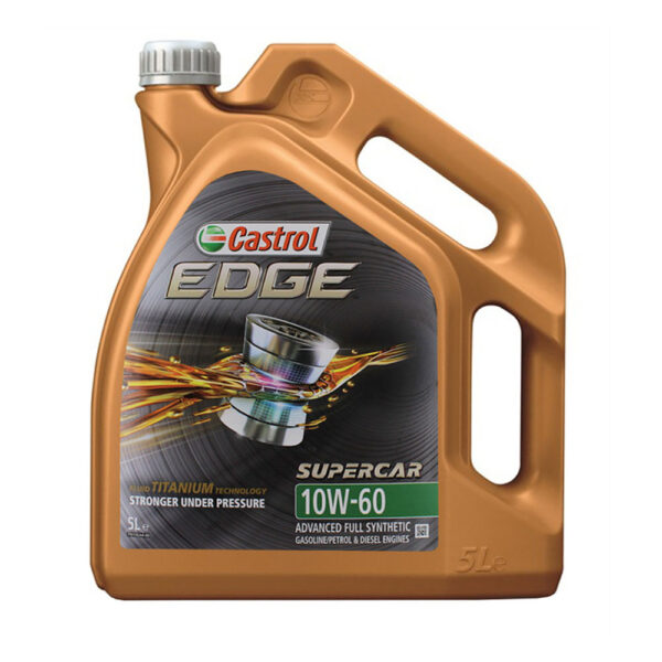Castrol Edge 10W60 Supercar -moottoriöljy (5 l)