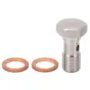 Version 1.0.0 JIC 7/16"-24 Banjoruuvi 2 mm Rajoittimella Liukulaakeroiduille Turboille