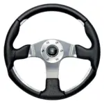 Nardi ND1 Ratti, Musta Rei'itetty Nahka, Kromi Puolat, Ø35 cm