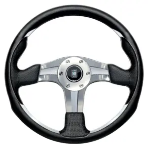 6313.35.3071.jpg Nardi ND4 Ratti, Musta Nahka, Kromi Puolat, Ø35 cm