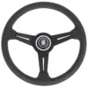 64cb027a4cbbc885e03db8903d2d0803.jpg Nardi Classic ND34 Ratti, Musta Nahka, Mustat Puolat, Harmaa Tikkaus, 40 mm Syvyys