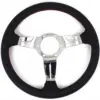713818df0af82f0c94f3c10b3dd8bd62.jpg Nardi Deep Corn Ratti, Musta Rei'itetty Nahka, Kromi Puolat, Punainen Tikkaus, 50 mm Syvyys, Ø33 cm