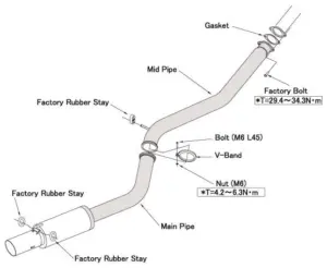 HKS "Hi-Power" Catback Toyota Supra MK4 (2JZ-GTE)