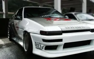 8-12.jpg Origin Labo +40mm "J-Blood" Etulokasuojat Toyota Corolla AE86 Trueno