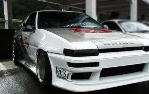 8-12.jpg Origin Labo +40mm "J-Blood" Etulokasuojat Toyota Corolla AE86 Trueno
