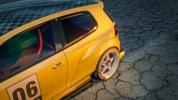 Jumdoo Leveä Bodykit Volkswagen Golf 6 R (3-ovinen)