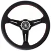 911b9ed39c16bebfbc114b0ecb4cd638.jpg Nardi Deep Corn Ratti, Musta Rei'itetty Nahka, Mustat Puolat, Punainen Tikkaus, 50 mm Syvyys, Ø33 cm