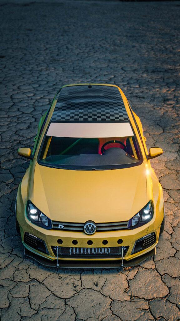 920кадр.jpg Jumdoo Leveä Bodykit Volkswagen Golf 6 R (3-ovinen)