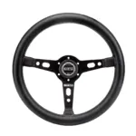 96b8e620e4064f6bb4ea4a6569a82918.jpg Sparco Targa 350 mm Ratti (39 mm Syvyys), Musta Nahka, Mustat Puolat