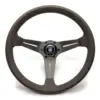 981cc18b4c83abf2cb9a33854e154701.jpg Nardi Deep Corn Ratti, Ruskea Nahka, Harmaat Puolat, Ruskea Tikkaus, 75 mm Syvyys, Ø35 cm