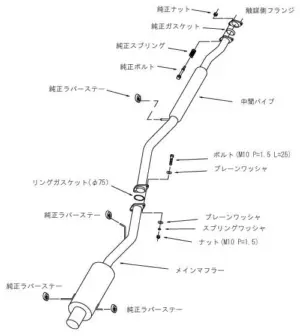 9dcb26677c62b792d227b563274751e7.jpg HKS "Silent Hi-Power" Catback Subaru Impreza GC8 (92-00)