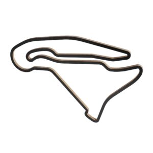 Magny20Cours20-202-1.jpg Magny Cours Kilparata - Puinen Seinäkoriste (90 cm)