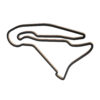 Magny Cours Kilparata - Puinen Seinäkoriste (45 cm)