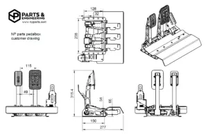 NP-pedalbox-608a91f8edcb6.png NP Parts Racing 3 Poljinsarja (Lattiamalli)