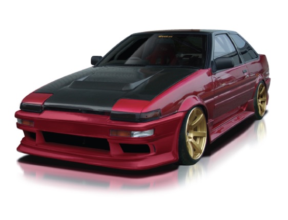 Origin Labo "Stream Line" Etupuskuri Toyota Corolla AE86 Trueno