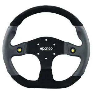 a077edd4d1e5ce8970bd63e90a8a630b.jpg Sparco L999 Litteä Ratti, Musta Nahka, Mustat Puolat