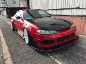 a1d553cc758519bc0c84d24cde789105.jpg Origin Labo +75mm Takalokasuojat Toyota Chaser JZX100 (Ovi lisäosilla)