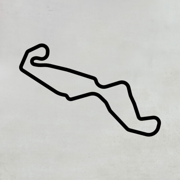 Assen-ratakilpi - Puiset seinäkoristeet Stratifé (45 cm)