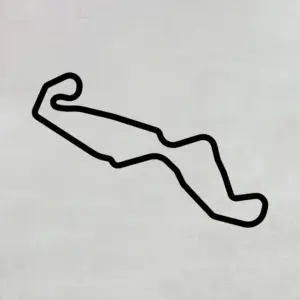 assen.jpg Assen-ratakilpi - Puiset seinäkoristeet (45 cm)
