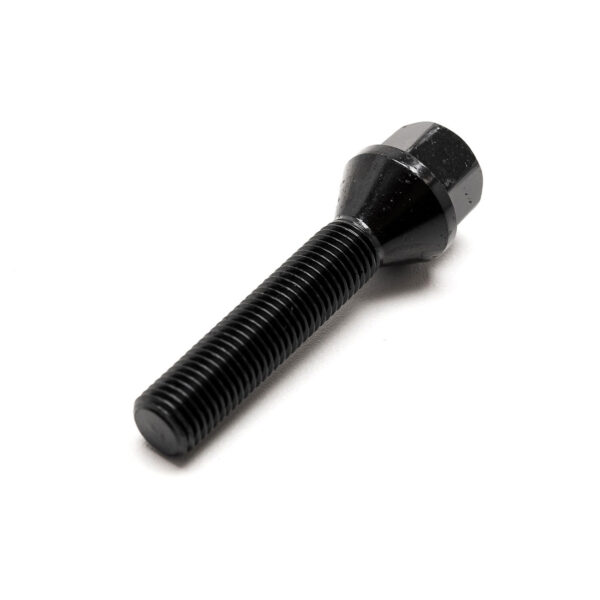 Pidennetty kartiomallinen M12x1,50 (52 mm) pyöränpultti - Sopii 20+ mm spacereille