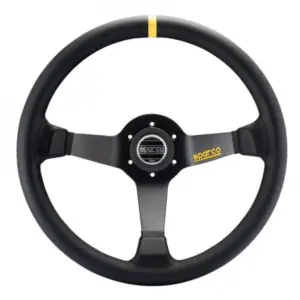 c03e8fa0e10fca6e4eb54fa24fffaf8b.jpg Sparco R325 Ratti (95 mm Syvyys), Musta Mokkanahka, Mustat Puolat
