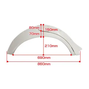 d212-size.jpg Origin Labo Yleis Lokasuojat 4-ovinen - 50 mm (FRP)