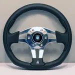 Nardi ND Pasquino Ratti, Musta Nahka, Kromi Puolat, Ø30 cm