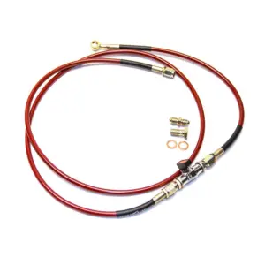 dsfamlinelockred.jpg Output Hydraulinen Käsijarru "Line Lock" Letku Punainen - 180 cm