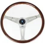 Nardi Classic ND34 Ratti, Puu, Kromi Puolat, 40 mm Syvyys