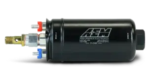 f154d3e4c7d7ee7087a0a944b8f75986.png AEM Universaali 400 L/h Polttoainepumppu - Metriset Liitännät