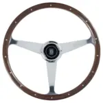 f62fcd73dc81b409f7df8ad006d1e0dc.jpg Nardi "Anni 50" Ratti, Puu, Kromatut Puolat, 45 mm Syvyys, Ø38 cm