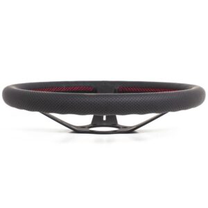fb5ae09dd0ef8c0d87f796ab47a1af91.jpg Nardi Deep Corn Ratti, Musta Rei'itetty Nahka, Mustat Puolat, Punainen Tikkaus, 80 mm Syvyys, Ø35 cm