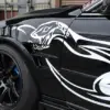 fender-180sx-ff55sameera-01.png Origin Labo +55mm "Shark" ilmanotoilla Etulokasuojat Toyota Chaser JZX100