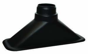 Suorakulmainen Revotec Ilmanotto, 255x80 mm Sisääntulo, 63-76 mm Lähtö