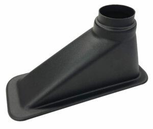 id255-80os.jpg Suorakulmainen Revotec Ilmanotto, 255x80 mm Sisääntulo, 63-76 mm Offset Lähtö