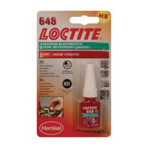 CREATOR: gd-jpeg v1.0 (using IJG JPEG v62), quality = 90 Loctite 648 Korkean Lämmön Pidätysaine (Vihreä, 5 ml)