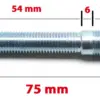 m14x125.jpg Muunnospyörän pultti - M14x1.25 to M12x1.5