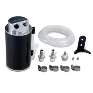 mmocc-cf_1.jpg Mishimoto Oil Catch Can Kit - Universal (Carbon)