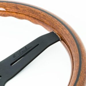 Nardi Classic ND34 Ratti 340 mm – puu, musta inlay & mustat puolat