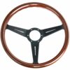 Nardi Classic ND36 Ratti, Puu, Musta Upotus, Mustat Puolat, 25 mm Syvyys